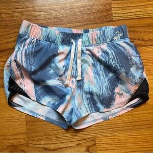 Abercrombie kids active blue tie dye shorts size 9/10